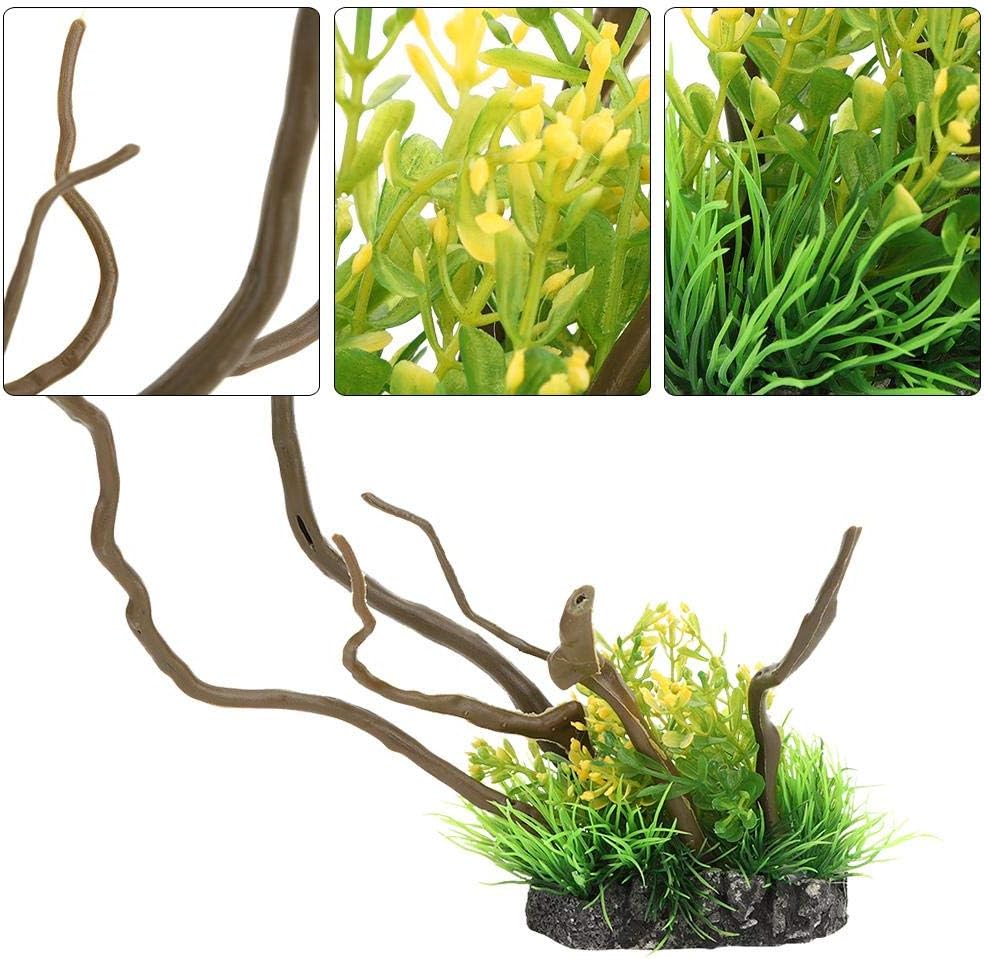 Pssopp Green Artificial Aquarium Plants for Fish Tanks - Image 3