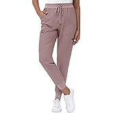 MIVEI High Waisted Jogger Style Scrub Pants Petite Cameo Pink