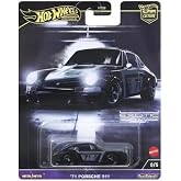 Hot Wheels Premium '71 Porsche 911 Chase Die-Cast Car, Car Culture Exotic Envy, Real Riders, Metal/Metal, 0/5