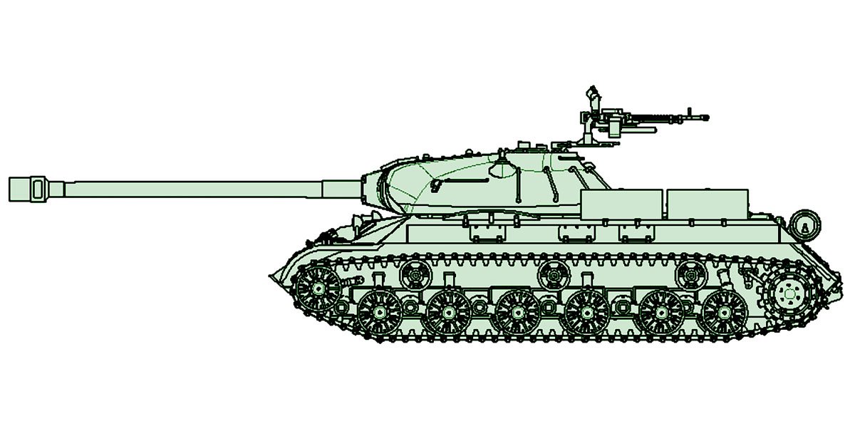 Trumpeter 1:72 - Russian JS-3with BL-9 122mm Gun