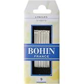 Bohin Sharps Hand Needles, Size 9, 20 Per Package