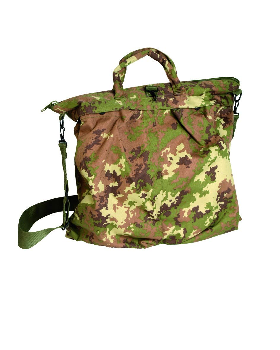 Mil-Tec - US Army Airman Helmet Bag with Shoulder Strap, VEGETATO, One Size