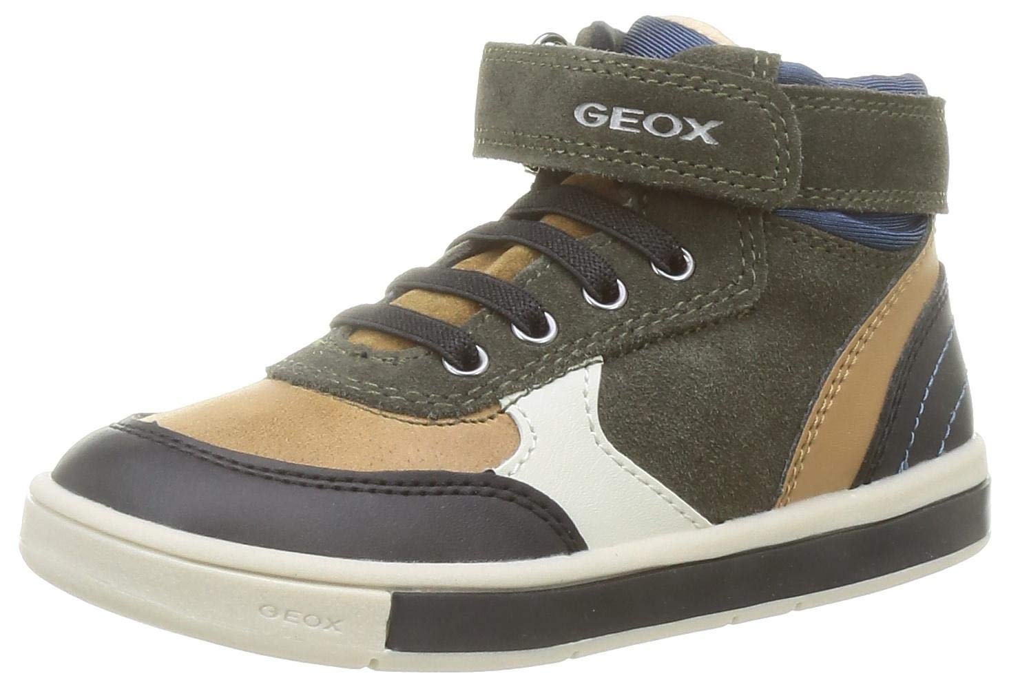 Geox Baby Boys B Trottola Boy D Sneaker, Forest Black, 3.5 Child UK (20 EU)