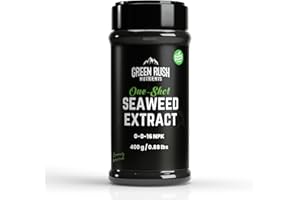 Green Rush Nutrients 100% Organic Soluble Seaweed Extract - Ideal for Plant Germination, Cloning & Full Cycle Growth (400 g)