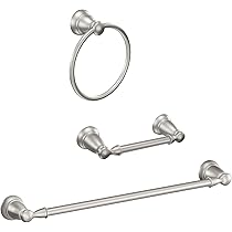 Moen Banbury Towel Bar Banbury Towel Bar, Brushed Nickel, 18-In