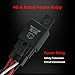 4 Lead LED Rock Lights Wiring Harness, Ampper LED Wiring Harness for LED Pods and Work Lights with Fuse 12V 40A Relay Waterproof On Off Rocker Switch