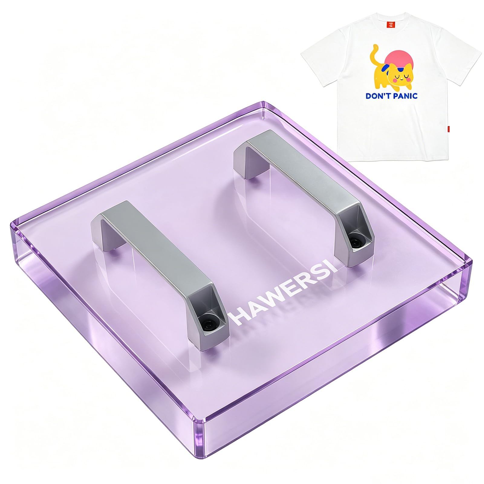 Photo 1 of HTV Cooling Block for T Shirt,Portable Heat Press Cooing Tool Without Moving,10" x 10"-Cooling Fast & Distribute Heat Evenly,Accessories for Sublimation,Iron on Vinyl,DTF Film,Heat Transfer Projects
