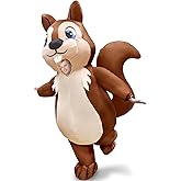 Camlinbo Halloween Full Body Inflatable Squirrel Costume Adult Men Women Funny Blows Up Halloween Cosplay Party Costume