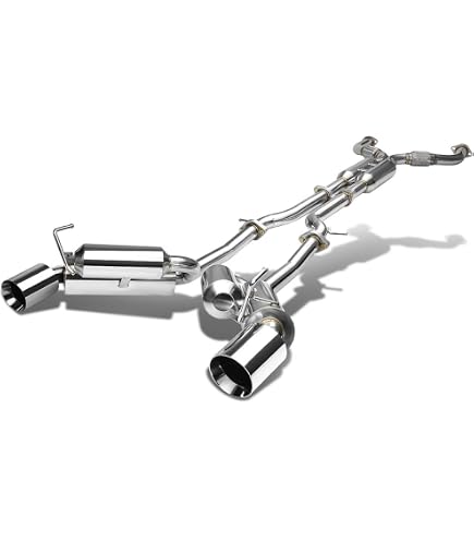 Amazon.com: DNA MOTORING CBE-370-D Stainless Steel Cat Back