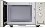 Bosch 800W Freestanding Microwave Oven with Grill - Steel view 4