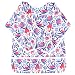 Paw Legend Long Sleeved Baby Bib - Waterproof Bib for Babies - Toddler bib (6-24 Months) with Pocket, Flower primary