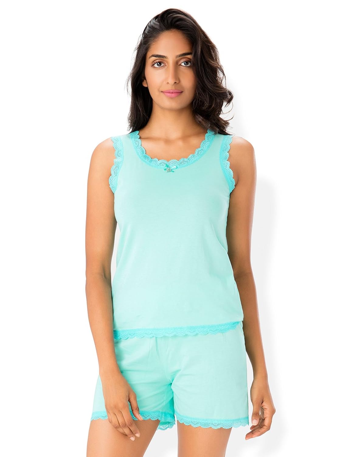 prettysecrets cotton tank & short set