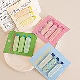 Lemeilleur 12 PCS Acrylic Resin Alligator Hair Barettes For Women Thick Thin Hair Cute Hair Pins Hair Accessories Fashion Pretty Decorative Small Hair Clips