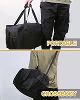 MOXTOYU 35L Cooler Bag Large Lunch Cooler with Adjustable Strap Black view 6