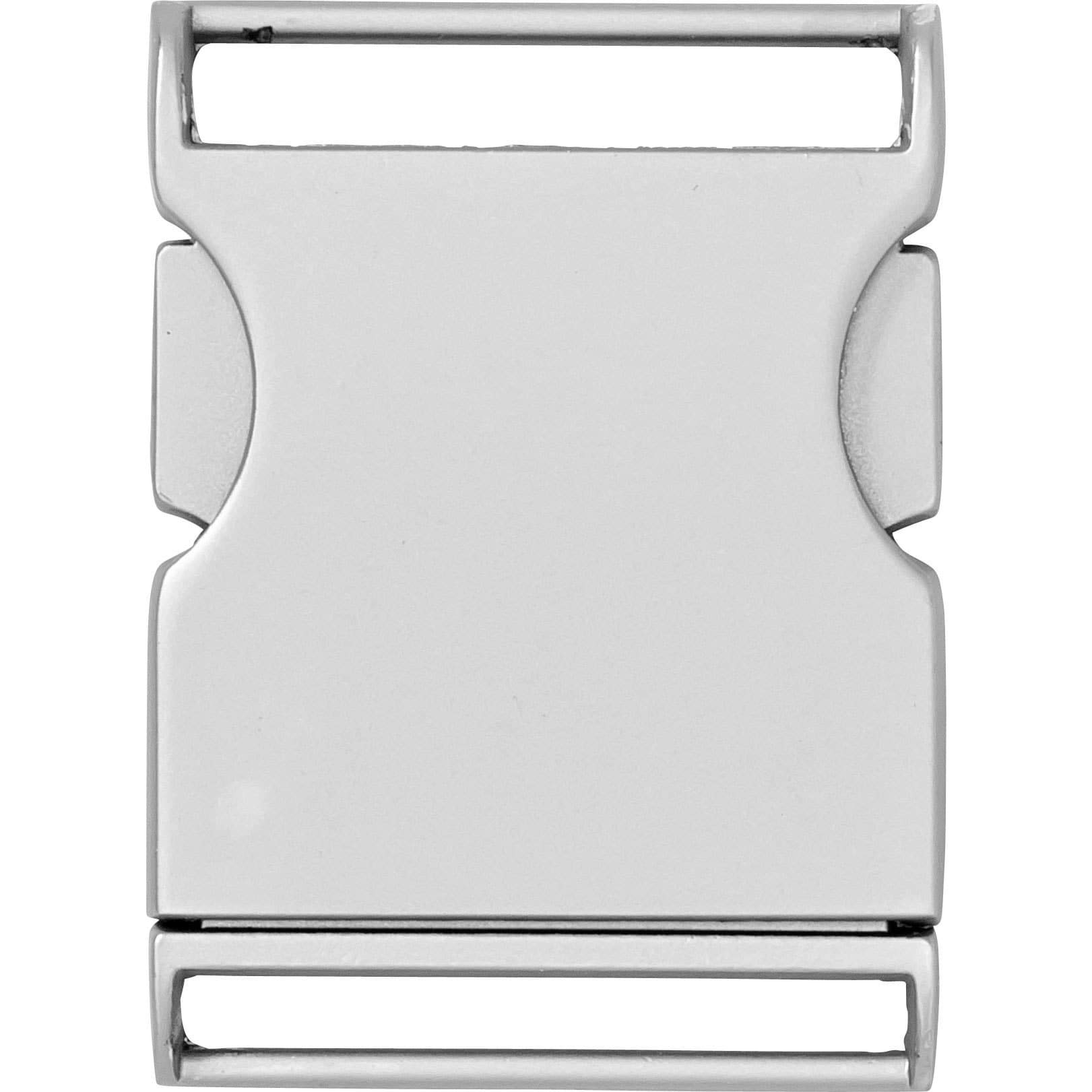 Prym Belt Buckle, Metal, Matt Silver, 30 mm