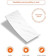 IZODEKOR Marble Look Wall Cladding 120x60cm Ice Berg Grey Bathroom Tile view 6