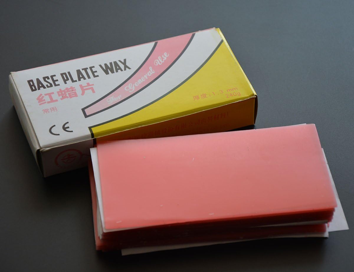 TJIRIS 2.0mm Red Base Plate Wax Modeling Waxing Sheet 30 Boxes - - 
