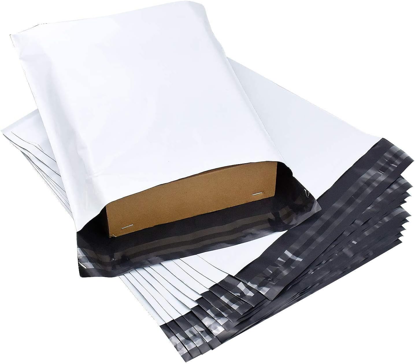 100 Versandtaschen 35x45cm - Selbstklebende PE-Beutel Wasserdicht Für Pakete