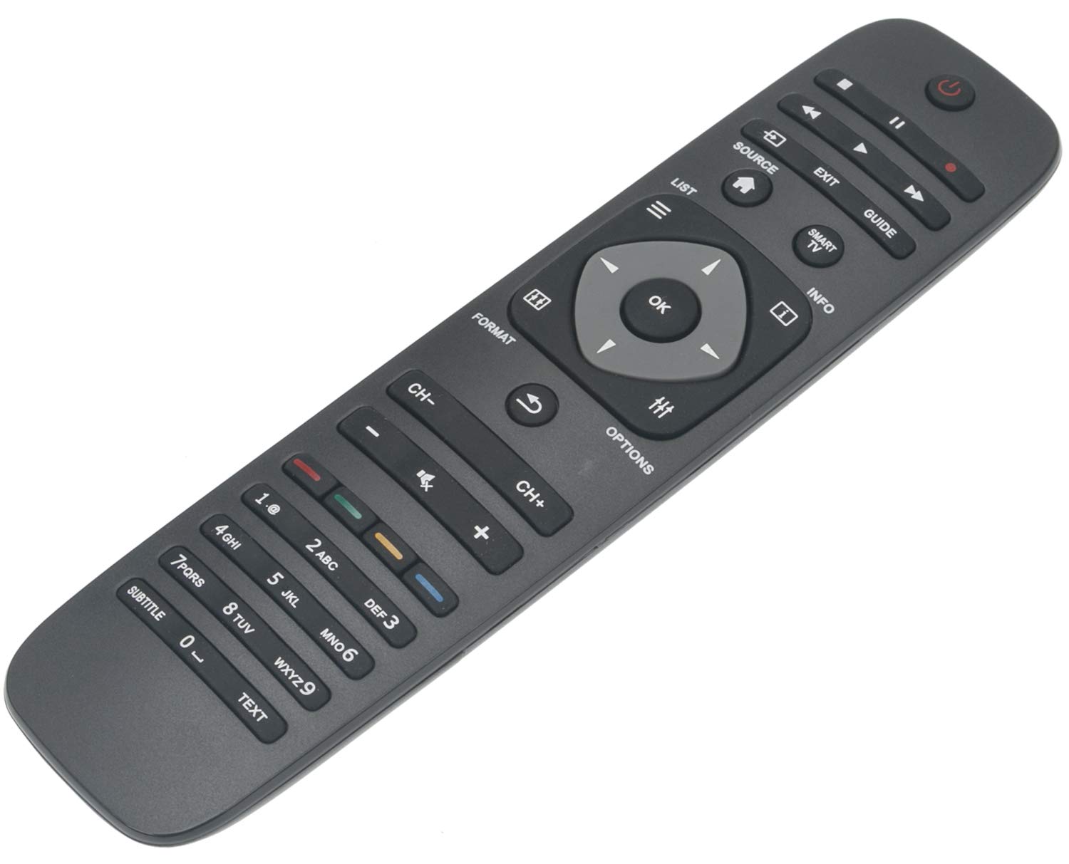 ALLIMITY 996590004765 Remote Control Replacement for Philips LED Smart TV 22PFL4208K 24PFL4208H 24PFL4208T 32PFL3208K 32PFL3208T 32PFL3258H 32PFL4208S 32PFL4208T 32PFL4258K 32PFL4258M 32PFL4258T