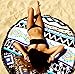 Round Towel Co. Coachella Hippy Round Beach Towel 100% Cotton Roundie Gypsy Circle Beach Blanket Boho Terry Cloth Mandala