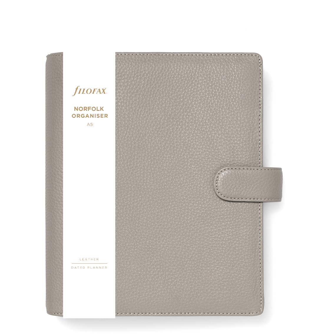 Filofax A5 Norfolk Organiser - taupe