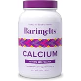 BariMelts Calcium Citrate with Vitamin D3 &amp; Magnesium, 120 Smooth-Dissolving Tablets (1-Month Supply), Bariatric Calcium Supplements for Women, Natural Berry Flavor​