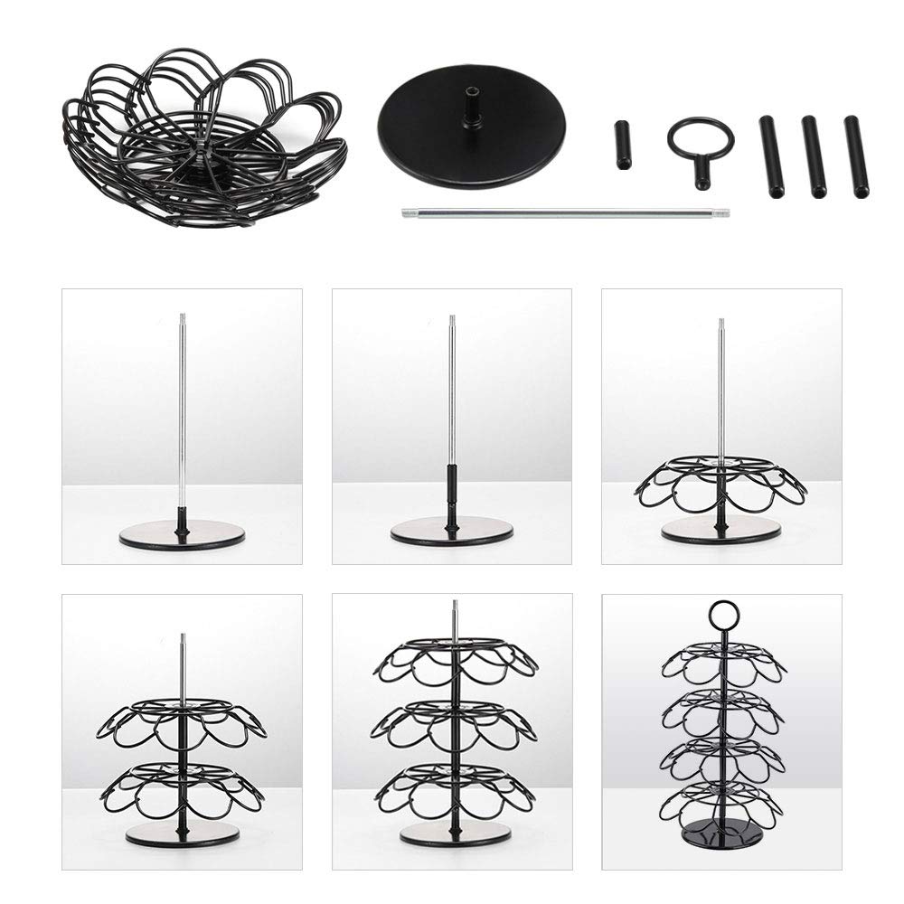 Coffee Pod Carousel Holder Organizer Compatible with 36 Cup Pods