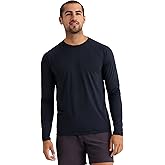 Rhone Reign Mens Long Sleeve Workout Shirts, Anti-Odor, Quick Dry Mens Gym Shirts, UPF 50+