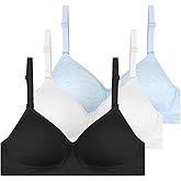 Phennie's Big Girls Cotton Training Bras Kids Wireless Light Padded for Teens 10-18 Years