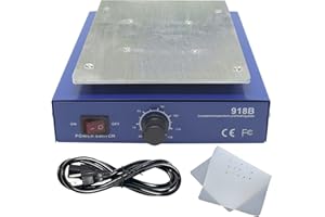 JSYDF 110V US Plug 7 inch Heating Plate LCD Screen Open Separator Desoldering Station for iPhone Samsung Cellphone Cracked Repair Refurbish fix Separating Tool Perheating Platform