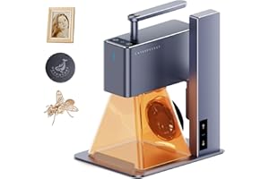 LaserPecker 2 Laser Engraver, Laser Engraving Cutter Machine for Wood Leather Stainless Steel Acylic Jewellery Oxidized Metal