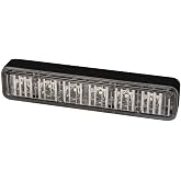 ECCO LED 6 High-Intensity Directional LEDs Clear 0.9 amps 12V 24V Multi-Mount Waterproof Warning Light Construction Caution Lights for Truck off Road car Commercial Vehicles, 5 Year Warranty