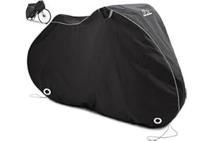 TeamObsidian Bike Cover - Waterproof Outdoor & Indoor Bicycle Storage For 1 to 3 Bikes - Heavy Duty Ripstop 210D Tent Material - Stationary Electric Bike Protection for All Seasons