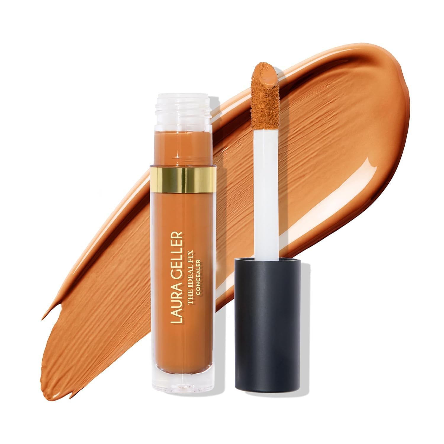 LAURA GELLER NEW YORK The Ideal Fix Concealer (Tan) - Long-Lasting Liquid Concealer For Covering Under Eye Dark Circles & Blemishes
