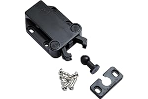 SUGATSUNE Mc-37 Non-Magnetic Touch Latch Safe Push Latch Black