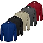 LeeHanTon Men's Long Sleeve Polo T-Shirt Gym Pack Tactical Golf Shirts Moisture Wicking Quick Dry Shirts UPF 50+