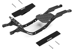 INJORA LCG Aluminum Chassis Kit with POM Rock Sliders for 1/30 Axial SCX30 Bronco, JLU, K10 Upgrade