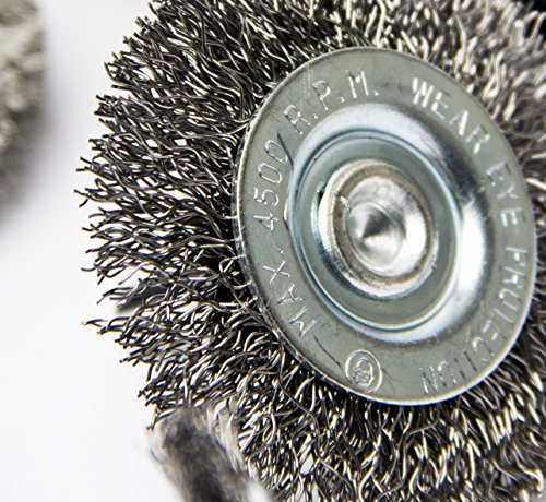 4 eHomeA2Z+Wire+Wheel+Steel+Brushes