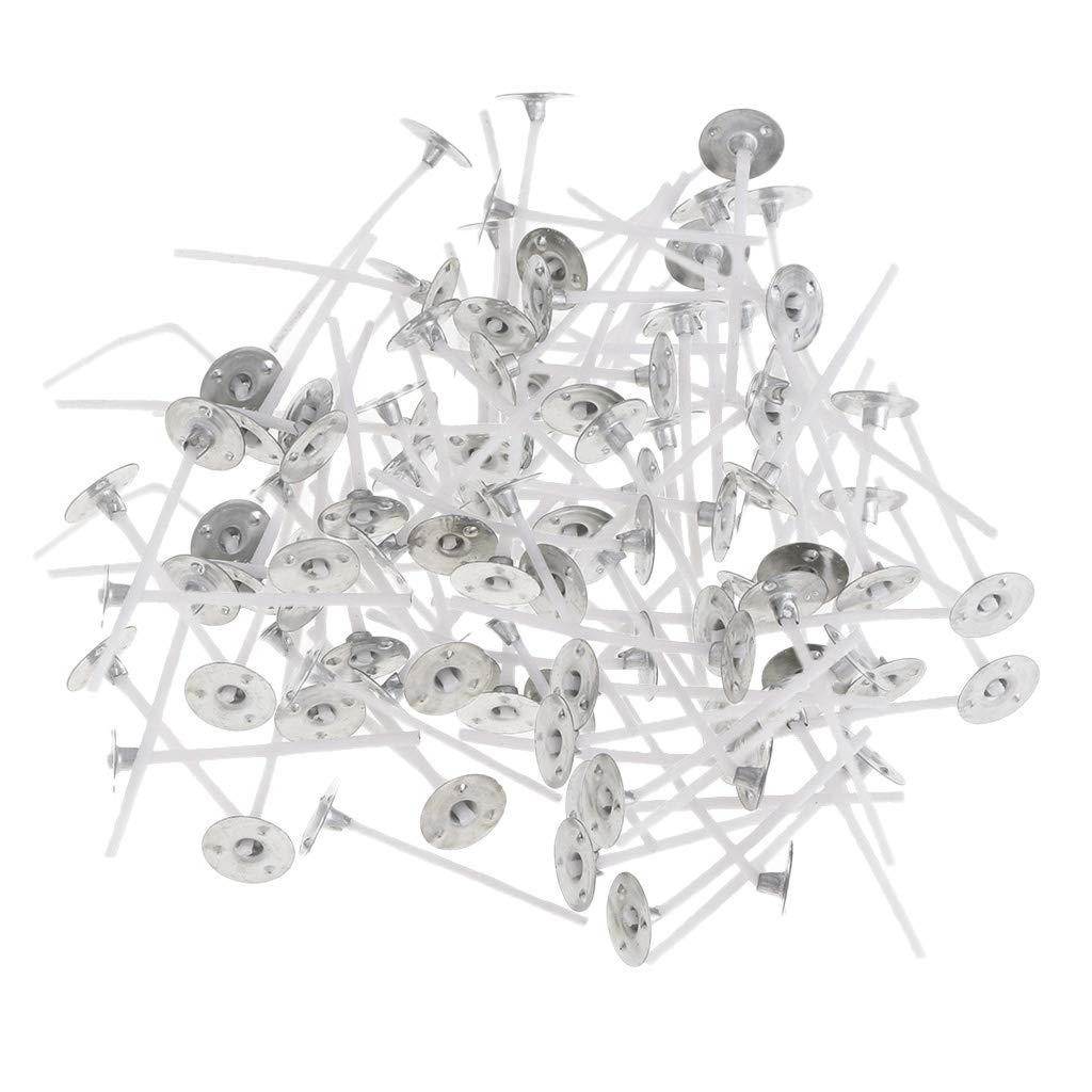 Fenteer 200 Pieces Pre-Waxed Cotton Candle Wicks Core Pre-Tabbed For Candle Making Craft DIY Decorative Scented Tealight Candle 2.5/3/3.5cm, 3.5cm
