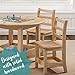 ECR4Kids Sit n' Stash Solid Wood 14 inch Kids Chair with Storage (2-Pack)