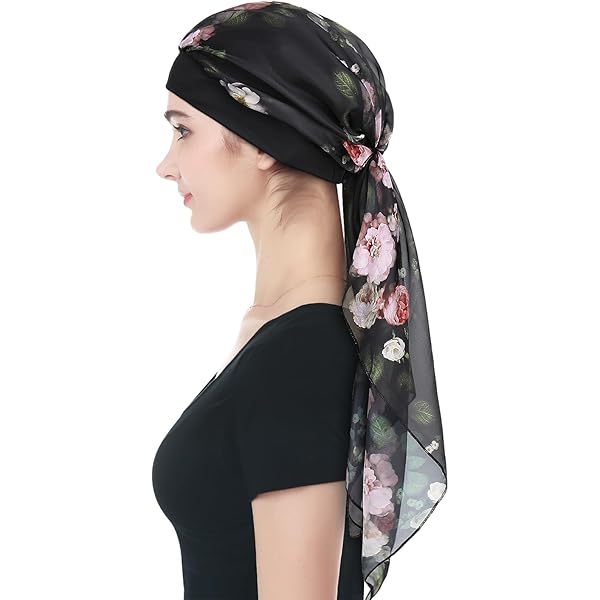 Gorro De Quimioterapia Con Turbante De Flores, Gorro Para El Cabello