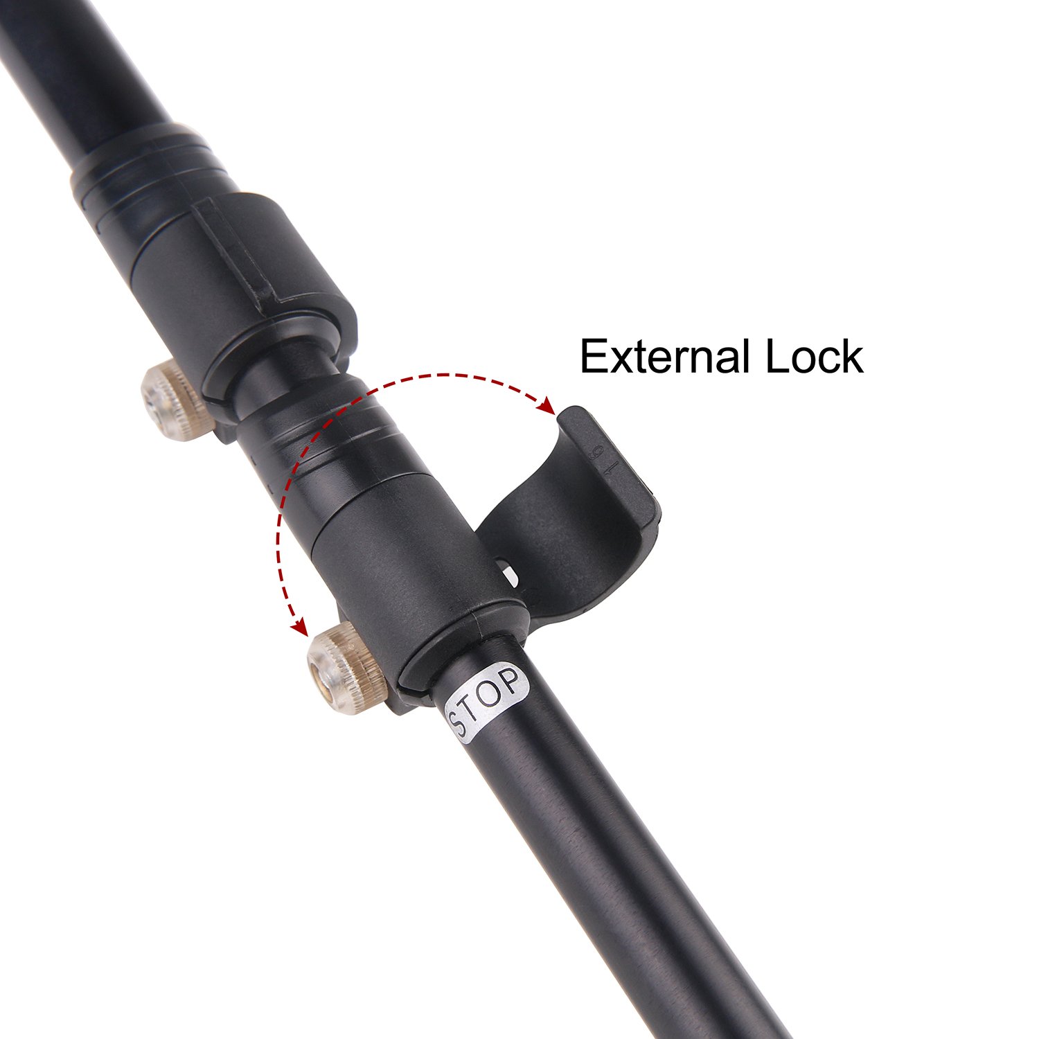TOLKA Trekking Poles Aircraft Grade Aluminum 7075 External Lock Walking Sticks Anti-shock Cork Handle Quick Lock Hiking Canes and Walking Sticks With Air Ventilated Extra Padded Straps