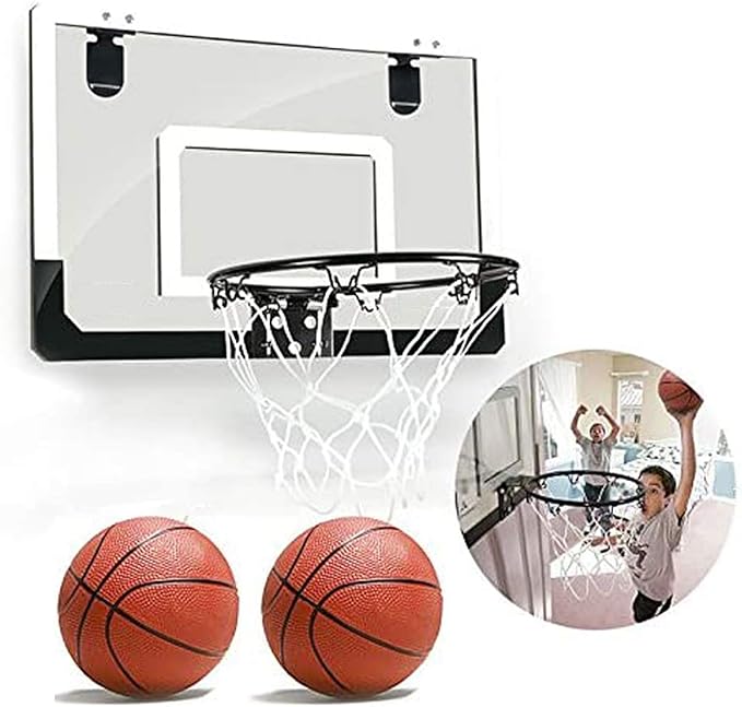 Aegilmctoys Mini Basketballkorb Fürs Zimmer Mit Ball, PVC Rueckwand