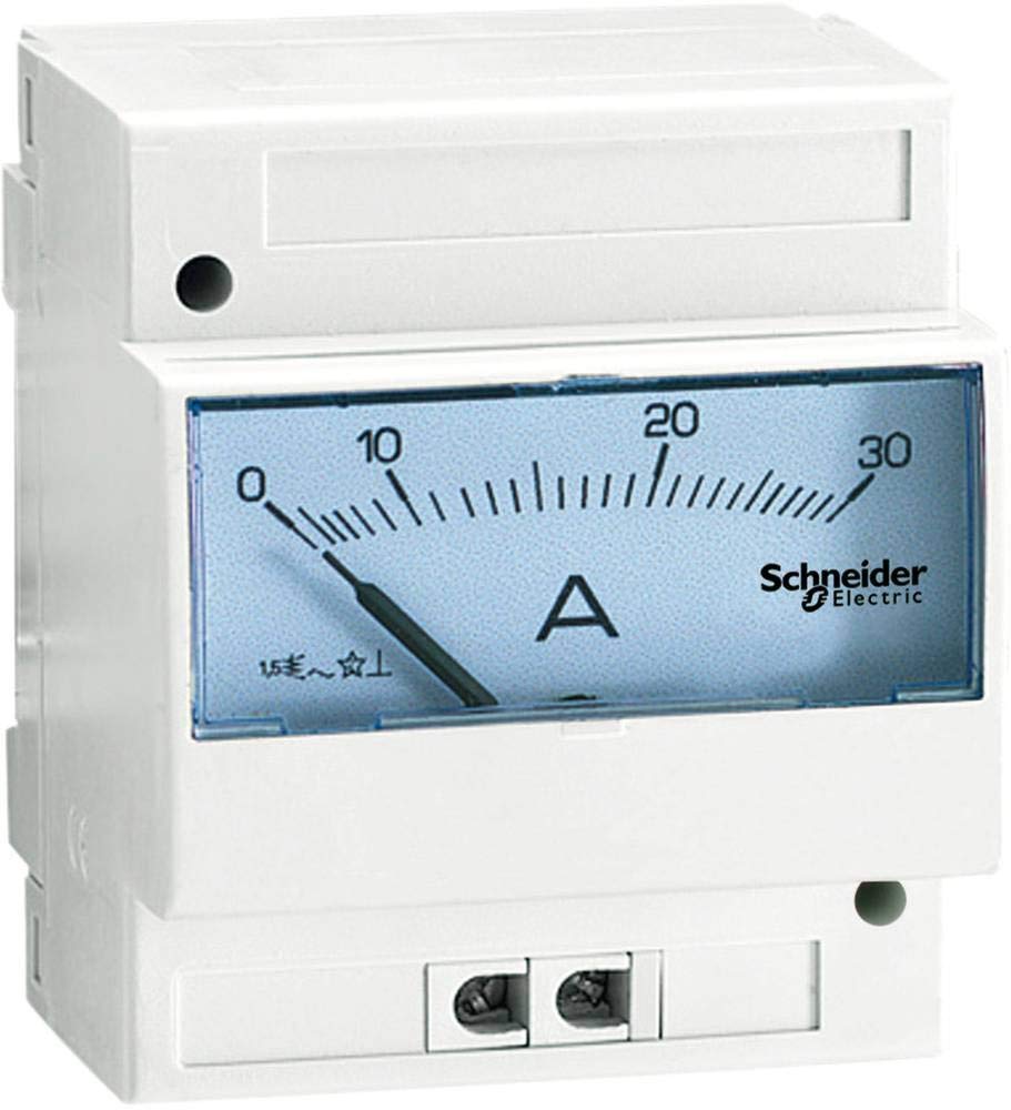 Schneider Electric 16031 Scale-Plate For Ammeter 5A, White