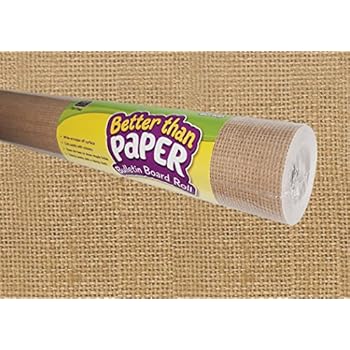 Burlap Better Than Paper Bulletin Board Roll