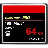 HSANYIUR 64GB UDMA High Speed,Original CF Card Camera Memory Card