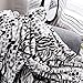Luxury Collection Ultra Soft Plush Fleece Lightweight All-Season Throw/Bed Blanket (Queen, Black leopard)