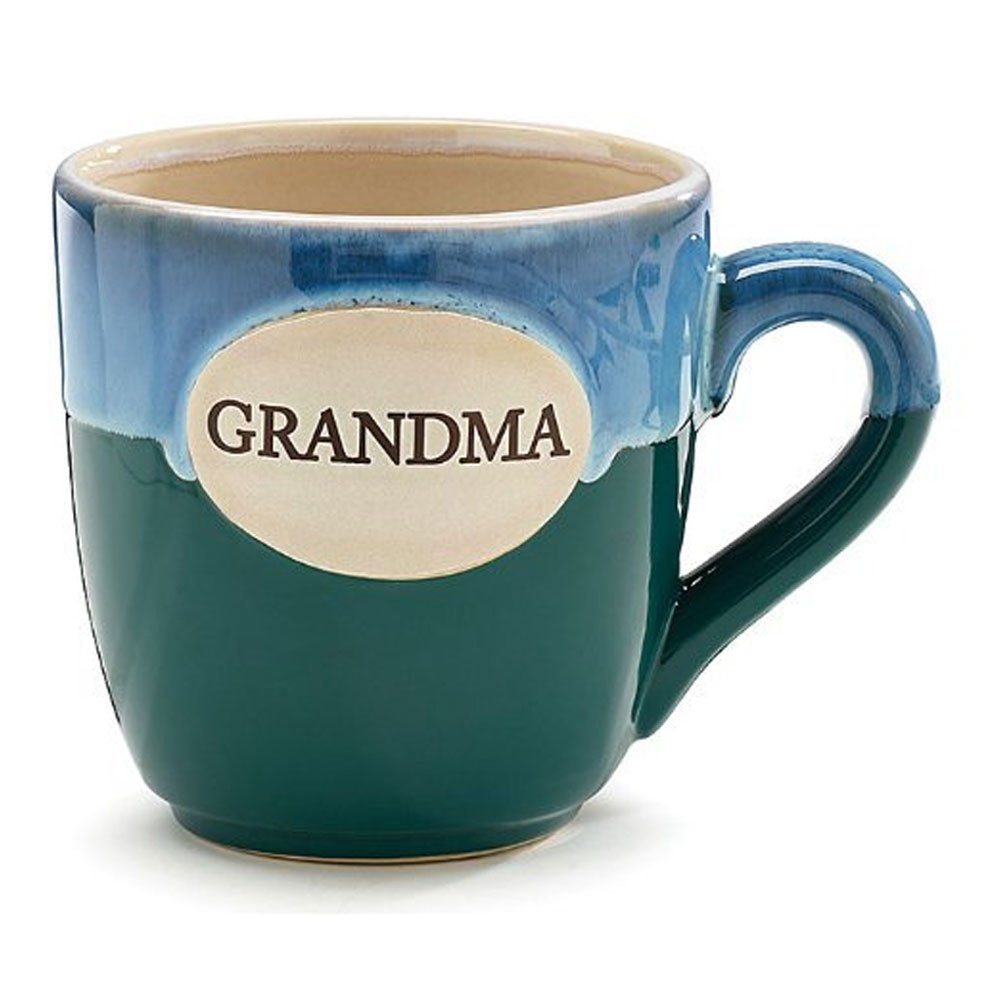 Photo 1 of 1 X Grandma Teal Porcelain Coffee Tea Mug Cup 16oz Gift Box