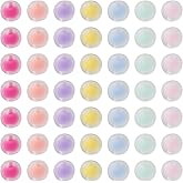 Magibeads 544Pcs Frosted Pastel Acrylic Beads 8mm Round Focal Beads Matte Cute Candy Bead Spacers Kawaii Aesthetic Bead for Crafts DIY Beadable Pens Bracelet Jewelry Making Supplies