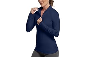 GGOV Golf Shirts for Woman UPF 50+ Sun Protection Quick Dry Lightweight Long Sleeve Polo Shirts for Woman Rash Guard